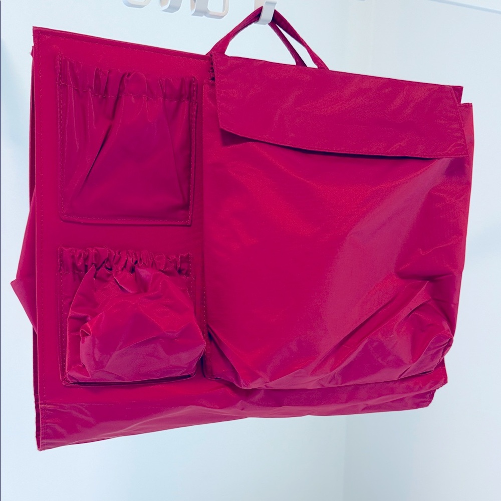 Red Life in Play diaper bag insert Organizer